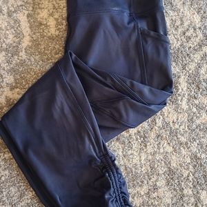 Zyia Active Distressed Blue Ankle Cinch Hi-Rise